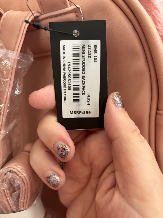 Pink a Badgley Mischka backpack main image 5